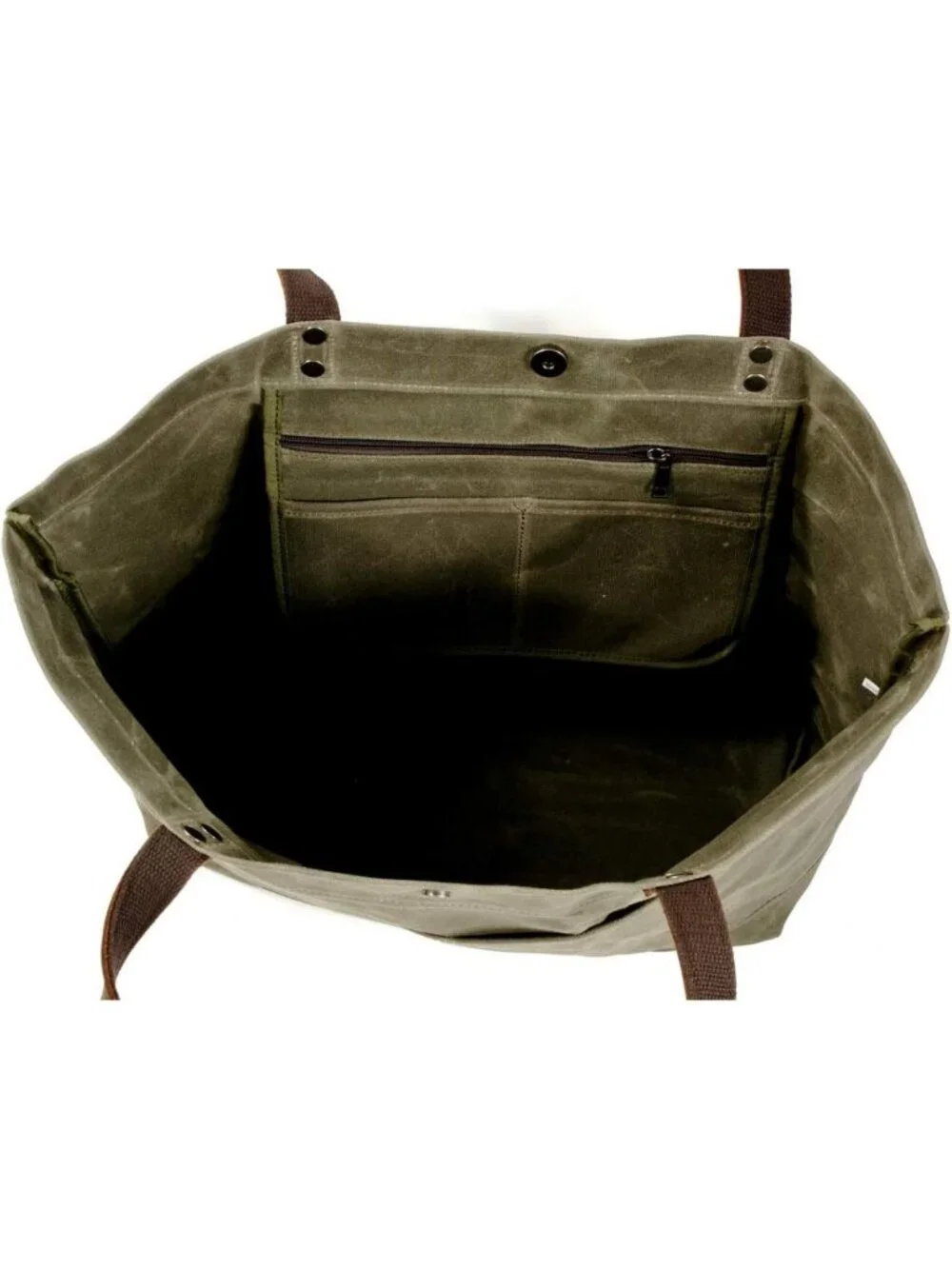Extra Large Waxed Canvas Travel Tote Bag - Stylish Carryall Shoulder Bag for